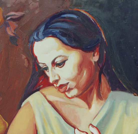 Ritratto di Fabiola D. - Particolare 1