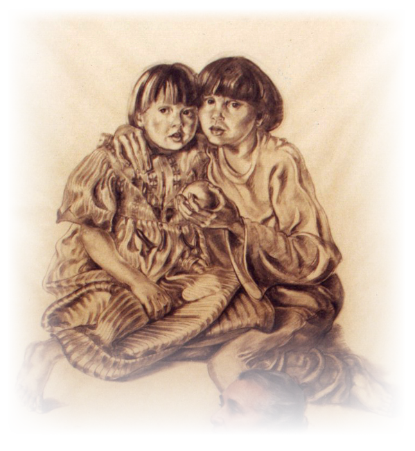 Ritratto dei fratelli Pardini - Particolare