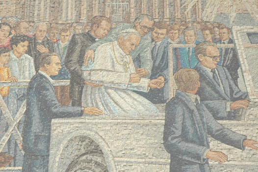 Mosaico Attentato al Papa - Particolare 2