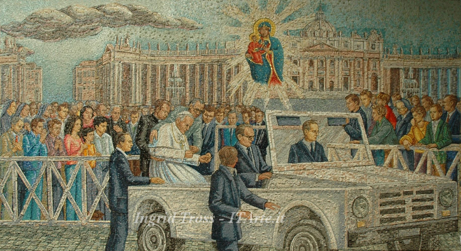 Mosaico Attentato al Papa