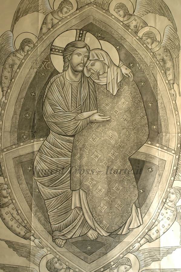 Mosaico Assunta - Cartone