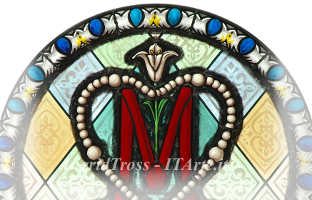 Vetrata Madonna Del Rosario - Particolare
