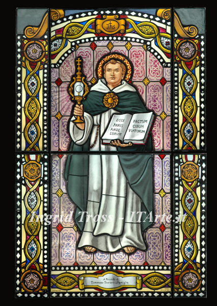 Vetrata San Tommaso D'Aquino