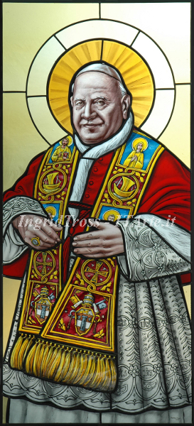 Vetrata Papa Giovanni 23�